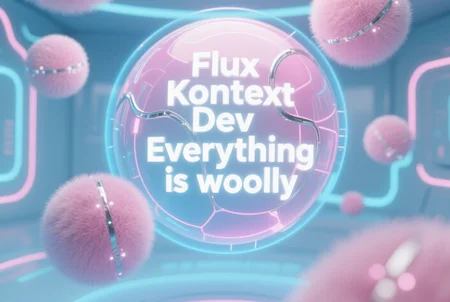 Flux Kontext Dev Everything is woolly