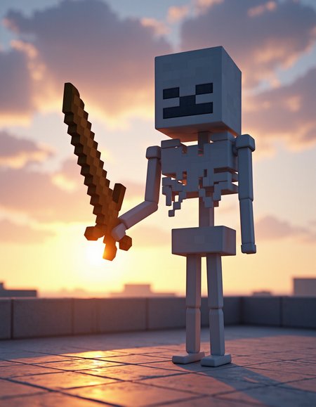 Skeleton - Minecraft (Flux)