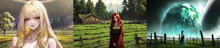 (otherworldly), highly insanely detailed, masterpiece, top quality, best quality, highres, 4k, 8k, RAW photo, (very aesthetic, beautiful and aesthetic), farm, fields, barn, fence, fantfa, <lora:FantasyFarm-10:0.8>, 
1girl, 
(__lazy-wildcards/char/haircolor__), 
(__lazy-wildcards/dataset/background-color__),âââ