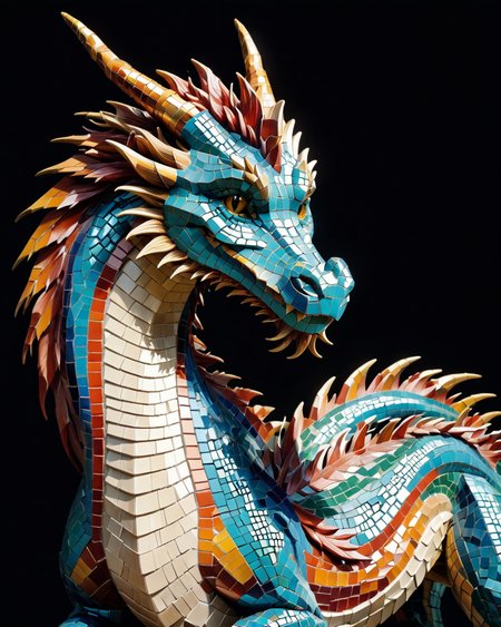 score_9, score_8_up, score_7_up, intricate details, rating_safe,
 <lora:MosaicStyle:1>,
1boy(Mosaic, made from colored stone pieces, 
feral furry, dragon, 
full body, looking at the viewer, solo, smiling), black background, 
<lora:ral-chrosc-clr:0.3>, ral-chrosc-clr,
<lora:xl_more_art-full_v1:0.3>,
<lora:add-detail-xl:0.3>
