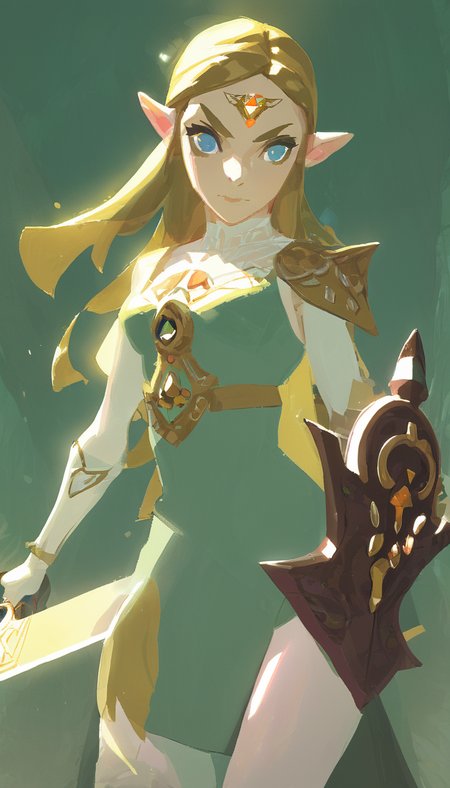 Princess Zelda, masterpiece, best quality, high quality, absurdres, Toni Infante <lora:toni_infante_xl_v3:1>