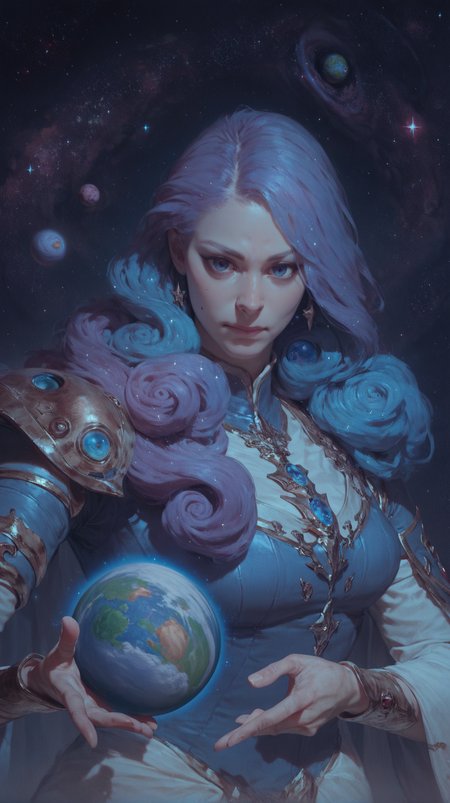 score_9, score_8_up, score_7_up, score_6_up, astral woman floating in space, god,  ethereal, godly, otherworldly, planet, saturn, night sky, stars, detailed, dark, (flat chest:0.4) <lora:Concept Art Twilight Style SDXL_LoRA_Pony Diffusion V6 XL:0.8> <lora:Radiant_Darkness:.8> Radiant Darkness