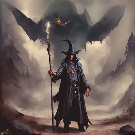 sorcerer <lora:asta_man-000003:1>