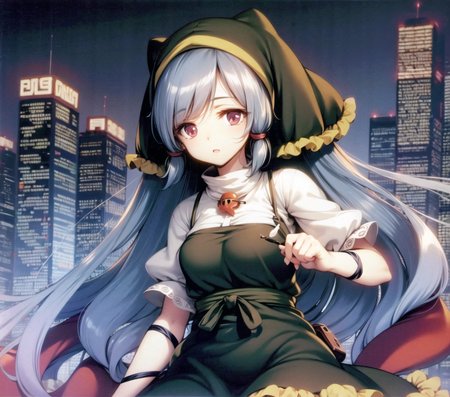 <lora:haniyasushin_keiki-10:0.8>, head scarf, magatama, apron, city, <lora:ke-ta:0.9>