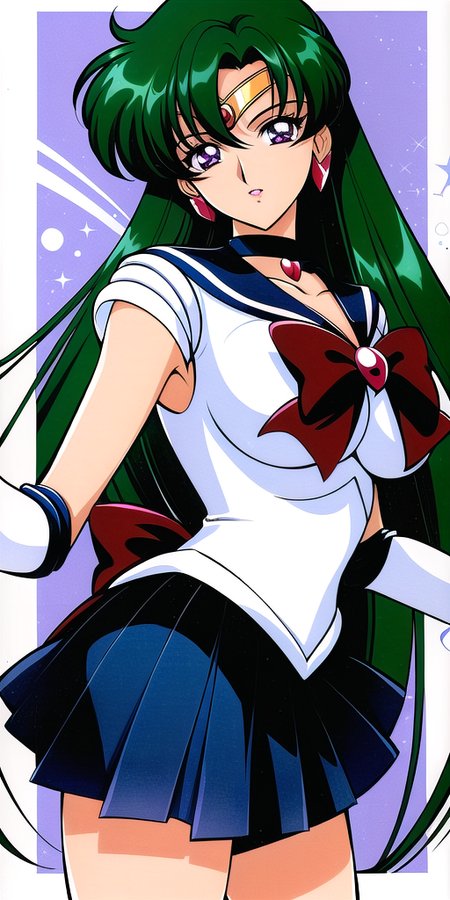 Setsuna Meiou ( Sailor Pluto Fanart LOCON version) - Sailor Moon