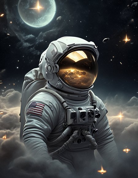 novuschroma style astronaut <lora:137_novuschromaSXL_a2:1>, <lora:sdxl_lightning_8step_lora:1>