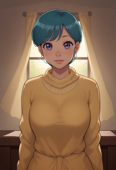 score_8_up, resolution, 8k, highest quality, best quality, masterpiece, soft lighting, volumetric lighting, shiny skin, mature, beautiful, perfect eyes, shiny skin,
...
1girl, mature, bulma, Perfect color eyes, Colorful eyes, detailed pupils,
...
Eyes focus,