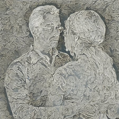 <lora:SDXL_lace_drawing_Sa_May_V3:1>   lace drawing,  a man with woman
