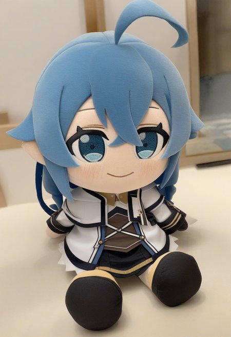 1girl, roxy migurdia,mushoku tensei, blue eyes , long hair , blue hair , twin braids , hair between eyes , ahoge ,
character doll, chibi, sitting, full body, smile,<lora:characterdoll_XL_v1:0.9>
ceiling, portrait, looking at viewer, smile, entrance, closed mouth,
best quality, very aesthetic, absurdres