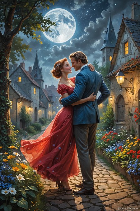 by Earl Norem and Stanley Artgerm in the style of Mikko Lagerstedt and Chagall
