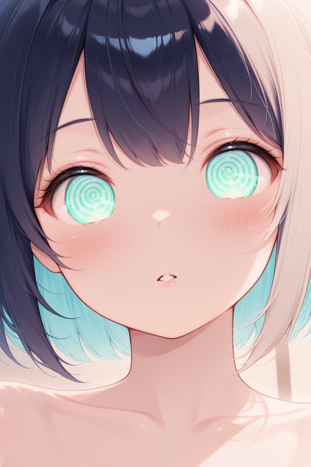 looking at viewer,facing viewer,<lora:Ð¡ÑÐ¸Ð»Ñ Ð³Ð»Ð°Ð·Ð°(ceye, detailed eyes, reflection eyes, no pupils):1>ceye, detailed eyes, reflection eyes, no pupils  <lora:spiralwash_8dim_noob:1.2> hypnosis, mind control, spiral eyes, swirly eyes,@_@, breasts,digital illustration,1girl, masterpiece, best quality,highres,
