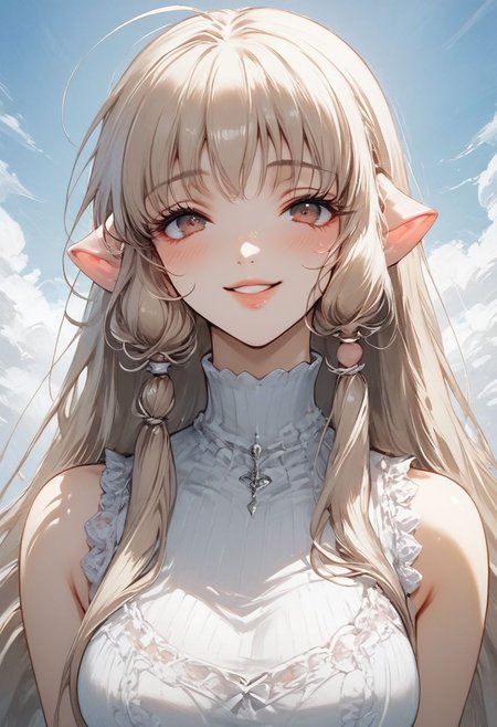 score_9, score_8_up, score_7_up,BREAK, 
smile,1girl,solo,
Chobits,Chii,
 edgSexyAttire, long hair,turtleneck, bare shoulders, sleeveless, lips,wearing edgSexyAttire,clothing cutout,sexy_attire
,Expressiveh,