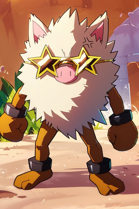 score_9, score_8_up, score_8,  ,,,  zzPrimeape, standing, full body, outdoors, tongue, sunglasses, anger vein, angry, clenched hands, + +,  ,<lora:PrimeapePokedexPDXL:1.0>,   ,,, ,,, embedding:zPDXL, Expressiveh, <lora:CatalystStylePDXL:0.6>,  <lora:SDXLFaeTastic2400:0.5>,  <lora:Expressive_H-000001:0.4>,