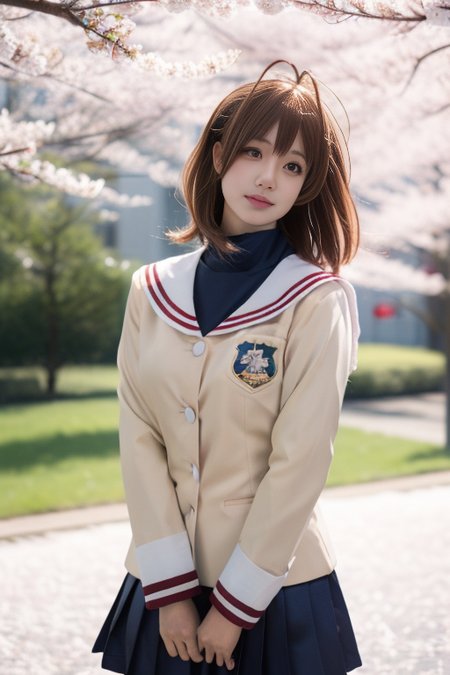 古河渚-校服 furukawa nagisa-hikarizaka private high school uniform