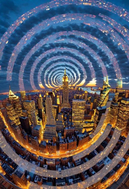 new york city, Spiral Effect