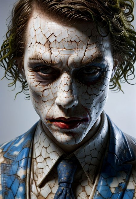 Close-up porcelain face, mysterious silhouette of a porcelain joker in worn down porcelain clothing, white and blue porcelain, alluring goddess, by Minjae Lee, Carne Griffiths, Emily Kell, Steve McCurry, Geoffroy Thoorens, Aaron Horkey, Jordan Grimmer, Greg Rutkowski, amazing depth, double exposure, surreal, geometric patterns, intricately detailed, bokeh,  perfect balanced, deep fine borders, artistic photorealism , smooth,  great masterwork by Suiras  <lora:add-detail-xl:2>  <lora:Double_Exposure:0.5>