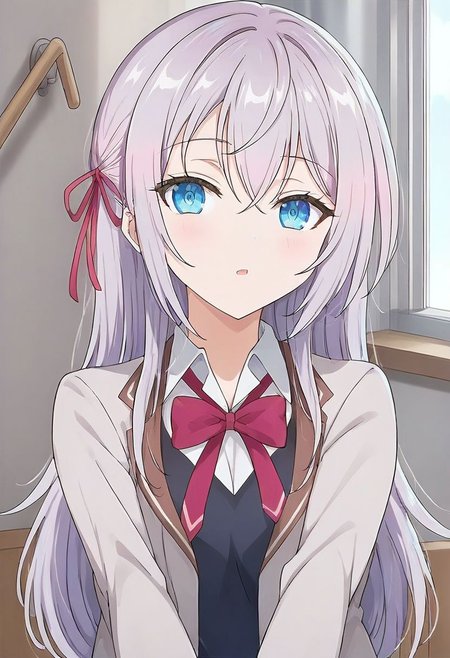 score 9 up, score 8 up, score 7 up, no text 1girl, looking at viewer, zPDXL2, alisa mikhailovna kujou,