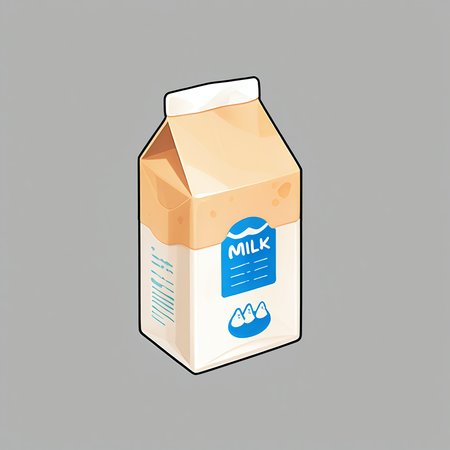 no humans, Milk Paper Tetra Pak Carton, solo, outline, outsemreal, simple background <lora:outsemreal:1>