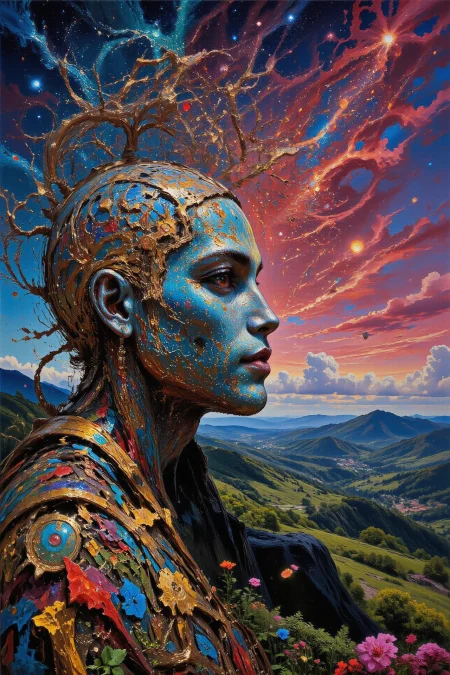 (fantasy),  beautiful Venezuelan landscape,  dusk, woman portrait, intricate, very detailed, sharp, colorful, multilayer surrealistic paint,  <lora:Hand v2:1> <lora:Anti-Blur:1> <lora:Insane Detail Slider:0.5>   <lora:Flux.1_Turbo_Detailer:0.6> <lora:flux-photo-transparent_Alpha_1.0:0.8> <lora:flux.1_lora_flyway_Epic-detail_v2:0.6>,  <lora:Painterly01b_CE_FLUX_AIT:0.8> pntrlyCE_style,  <lora:VividlySurreal:1>