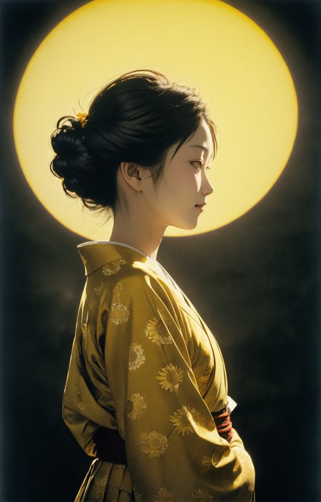 analog film photo. from the back of a beautiful Noronhense woman with a shy smile embracing a lost soul, yellow sun, in the style of takato yamamoto <lora:takma2:1>. Hard light, hard shadows, faded film, desaturated, 35mm photo, grainy, vignette, vintage, Kodachrome, Lomography, stained, highly detailed, found footage