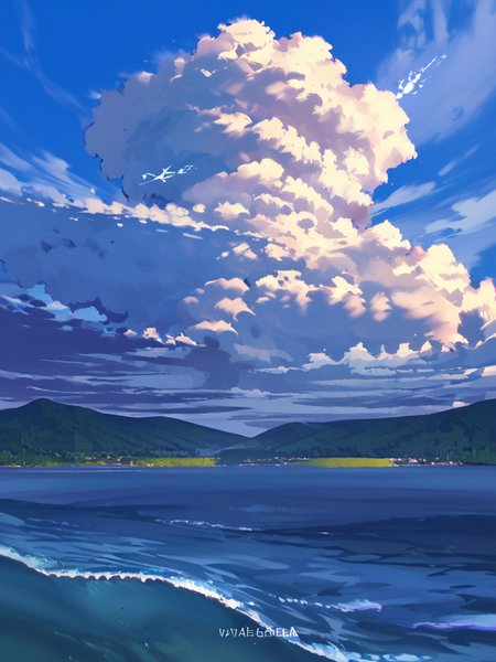 PDXL, <lora:AenuaV1:1>, a3nua, 
landscape, mountains on the left, ocean on the right, forest, beach, night on the left, day on the right, volumetric shadows, volumetric reflections, HDR, shot on Canon DSLR