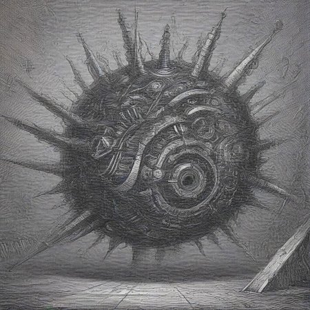 sense of entropy, literal noise and randomness, unfathomable art by llbreton