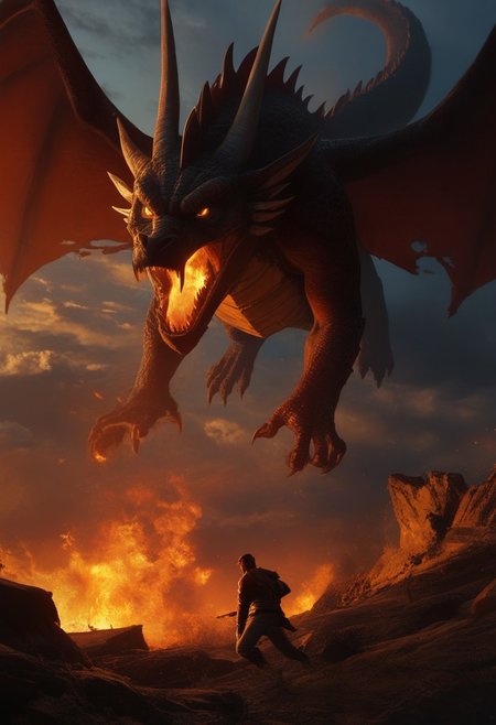 dragon, no humans, fire, cloud, open mouth, castle, wings, sky, yellow eyes, cloudy sky, flying, sharp teeth, breathing fire, teeth, monster, a_Comic_Illustration, rough lines with ink, (drawn:1.1), (sketch:1.5), (crosshatching:1.25), (comic style:1.1), graphic novel style, sharp lines, hires, zstyle, (western comics \(style\):1.1), (hatching \(texture\):1.2), zPDXL, Mr_Monster_Possitive, <lora:Expressive_H:0.5>, score_9, score_8_up, score_8_up,            <lora:detailed_notrigger:1>
 (8k uhd:1,4)
 <lora:add-detail-xl:1>
(((full clothed)))
