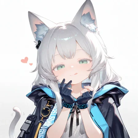 1girl, rosmontis \(arknights\), tongue out, playful, cute, teasing, general, 
very awa, masterpiece, best quality, amazing quality, absurd res, hi res, highres, <lora:naitian_epoch_15:0.8>