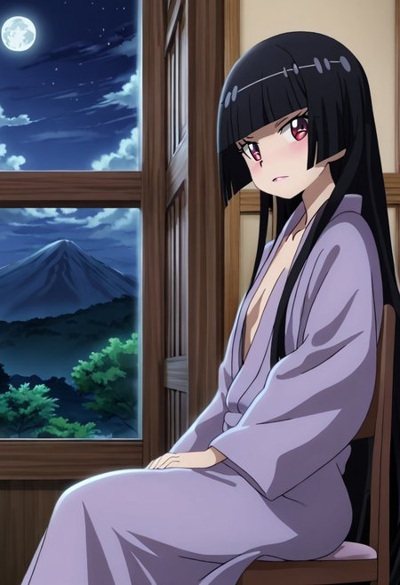detailed background, shiny skin, posing,
<lora:rory.pony:1.0>,
rory, bbb, open kimono,
night, chair, sit, from side,