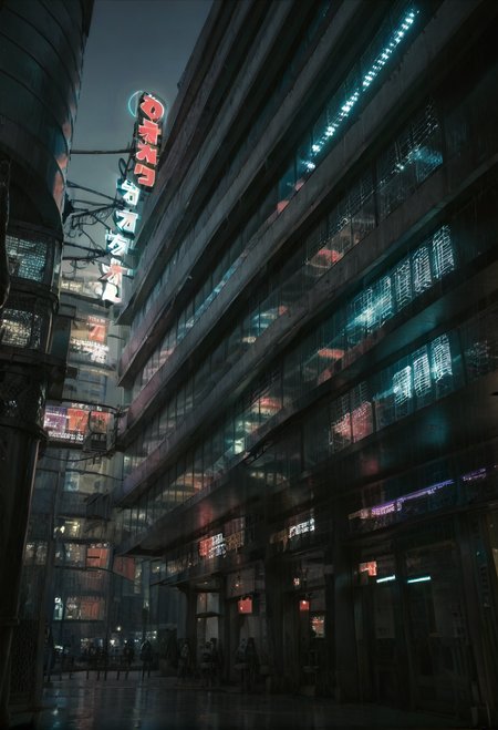 ,ruanyi0887,skyscraper,outdoors,night,neon lights,,ruanyi0849,black bodysuit,black dress,latex bodysuit,side slit,see-through,pelvic curtain,cross-laced clothes,pantyhose,<lora:0887 Commercial street at night_v1_pony:1>,<lora:0849 black cheongsam v2_pony:0.7>, score_9,score_8_up,score_7_up,,8k,1girl,solo,,