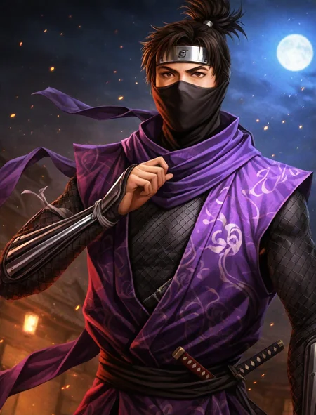 <lora:nobuyabo-style_XL_illustrious-noob_v1:1>nobuyabo style, 1boy, ninja, best quality, masterpiece, high quality,newest, absurdres, highres,incredibly absurdres ,<lora:NoobV065sHyperDmd:1>