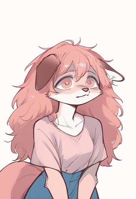 score_9, score_8_up, score_7_up, source_anime, BREAK
1girl, solo, <lora:Furr-20:1> p1nkfurr, pink hair, pink fur, white fur, two-tone fur, furry female, furry, pink eyes, long hair, dog ears, dog tail,