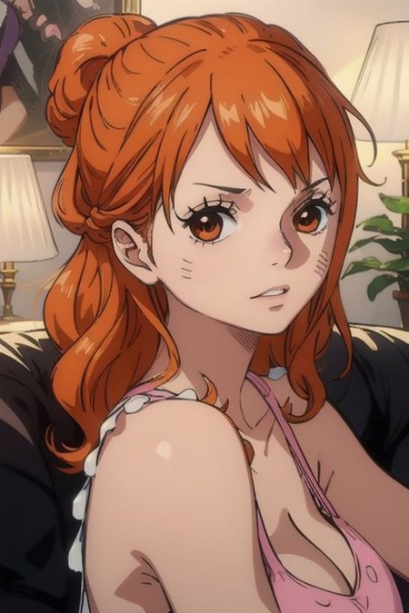 woman sitting on sofa,
perfect face, 
Black sexy pajamas set，
(pink lighting:1), soft pink colors, detailed, manga,  anime,  soft pink lighting, 8k uhd, anime, cartoon,utra detailed, beautiful and aesthetic, (extremely intricate:1.2),
(exquisitely detailes skin),  best shadow, delicate,
shade, bloom, backlighting, depth of field,