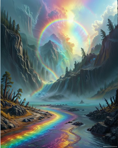dark fantasy Yellowstone prismatic springs bubbling with alien mineral rainbows,Coastal morning: Kelvin-Helmholtz waves rolling in razor-edged formation,
random pilgrims in landcscape,
 <lora:ral-dark-fantasy-il:1>,eldritch horror,
<lora:extremely_detailed:0.5> extremely detailed,
<lora:DetailMaximizer:0.3>,
 <lora:Dream Scenery XL:0.3> Dream Scenery,
<lora:add-detail-xl:0.5>,
detailxl