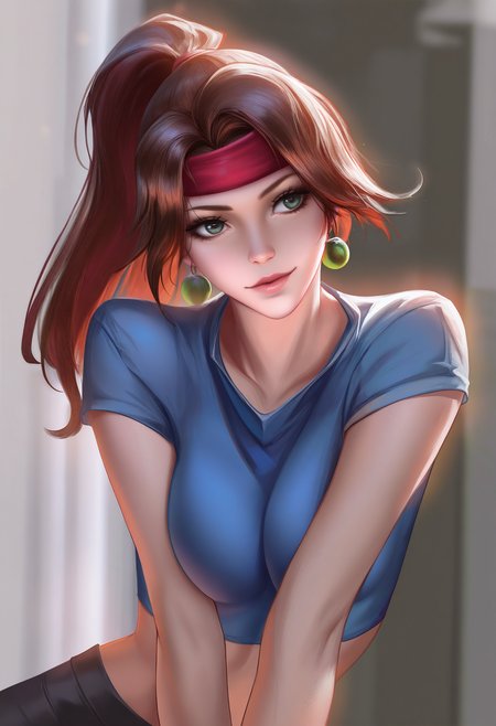 1girl, solo, jessie rasberry, 
masterpiece, best quality, <lora:liangxing-guy90-Illust-Lycorisv1:1>, liaing