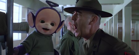 Tinky Winky from "Teletubby"