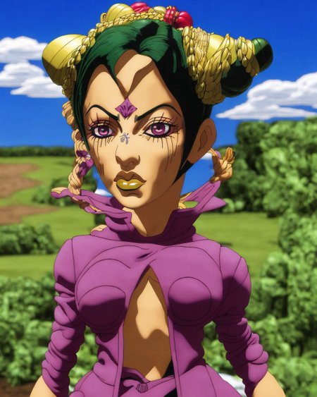 <lora:JolyneCujoh15:1> An oil painting of Jolyne Cujoh as ((a doll)), Very detailed, clean, high quality, sharp image, Mark Ryden