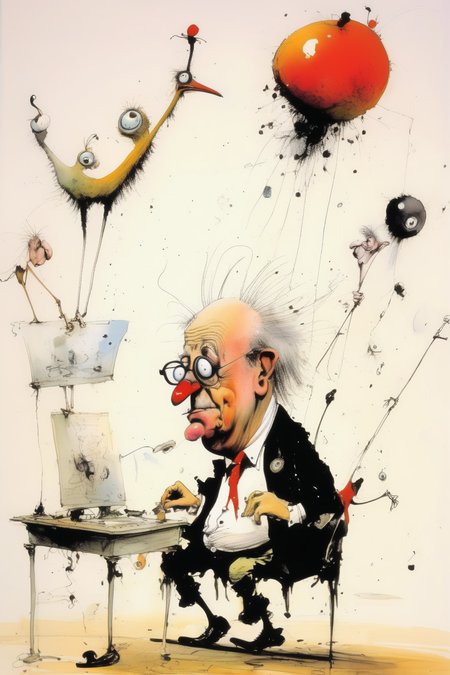 <lora:Ralph Steadman Style:1>Ralph Steadman Style - diveritiy, inclusion, digitalisation Ralph Steadman
