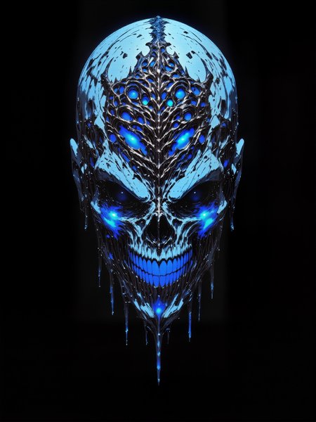 photorealistic, highly detailed, intricate, fractal, iridescence, [:glowing eyes:6], 8k, 16k, gradient background, stellar rebirth, erase mistakes from the past, when we break from the trance, from the grave we're unmasked, and escape into the jaws of the beast, we are unleashed, from the carcass of a dead star, to the darkness of a blackened heart, low camera angle, fractal, iridescence, glow, night blue, silver, platinum, teal, blacklight, moonlit, mythp0rt, ne0nfant4sy, midjourney_whisper_avant_couture, <lora:style-mythic_fantasy-v2-flux-by_velvets:0.85> <lora:style-neon_fantasy-flux-by_neowave:0.72> <lora:epic_gorgeous_details-balance-flux-by_flyway:0.8> <lora:style-midjourney_lucid_dreams-flux-by_kawaiikitsuneai:0.2> <lora:midjourney_whisper_avant_couture-flux-by_aihonobono2023:0.8>