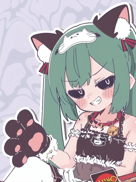 detailed background, shiny skin, posing, rating safe, 
<lora:nunumiku.pony:1>,
nunumiku, bbb, 
upper body, smug,