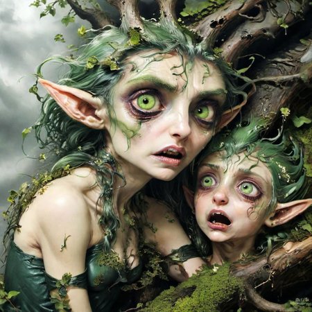 She took me to her Elfin grot, And there she wept and sighed full sore, And there I shut her wild wild eyes