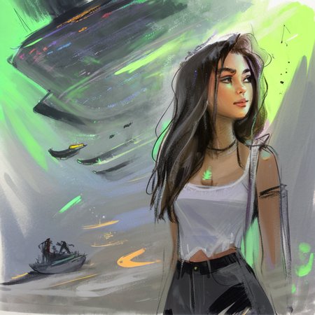 drawix16 girls on alien ship<lora:drawix16:1>