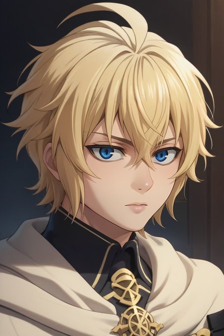 score_9, score_8_up, score_7_up, source_anime, , (photorealistic:0.6), , , , 1boy, solo, male focus, <lora:mikaela_hyakuya_pony:0.8>, mikaela_hyakuya, blonde hair, blue eyes, short hair, hair between eyes, bangs, ahoge, , dieselpunk, , <lora:sdxl_lightning_8step_lora:1>