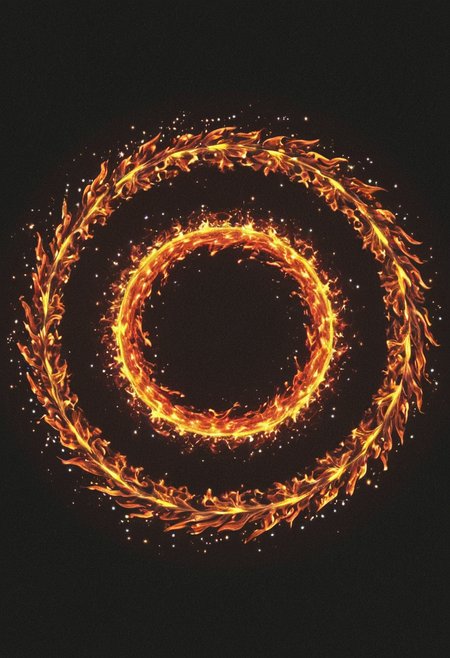Abstract style <lora:R0k00bstr0ctHD:1>,r0k00bstr0cthd,r0k00bl0ckb0ckgr00ndhd,(shiny, fire, multicolored, black background, glowing, magic circle, aura), . Non-representational, colors and shapes, expression of feelings, imaginative, highly detailed