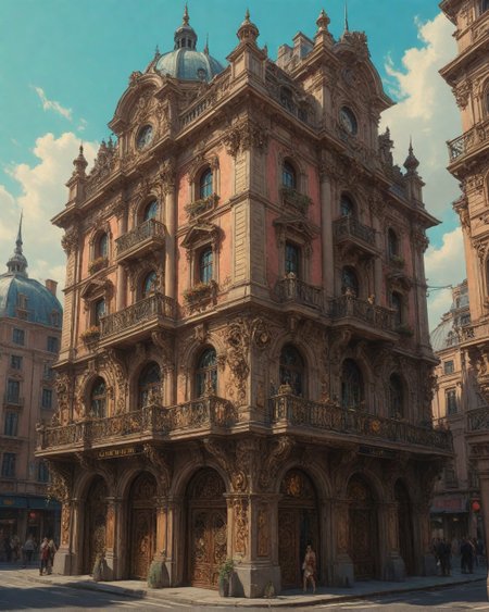 Renaissance style, steampunk style Baroque, anime artwork "madrid, edificio metropolis, cyberpunk trending artstation, cyberpunk",
<lora:Wild_Anime_2025:0.7>,
<lora:风格:0.7> style4,
<lora:extremely_detailed:0.7> extremely detailed ,
<lora:aidmaImageUpgraderSDXL-v0.3:0.5> aidmaImageUpgrader,
<lora:add-detail-xl:0.7>,
<lora:HyperdetailedColoredPencilIl:0.3>  ArsMJStyle, Colored pencil hyperdetailed realism, . anime style, key visual, vibrant, studio anime,  highly detailed, dramatic, exuberant, grandeur, baroque art, oil painting art style from Renaissance period, masterful composition, Renaissance mood, renaissance oil painting, brush strokes . antique, mechanical, brass and copper tones, gears, intricate, detailed, Realistic, perspective, light and shadow, religious or mythological themes, highly detailed
