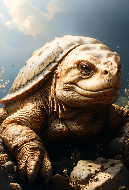 <lora:Mythical_Beasts:0.8> fmb Turtle,  <lora:great_lighting:0.8> great lighting, Backlighting, <lora:gorgoeus_splash_of_vibrant_paint:0.7> Gorgeous splash of vibrant paint <lora:The_Classic:0.8>