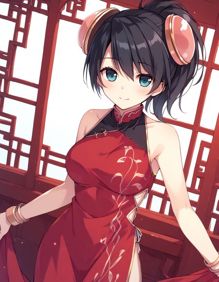 <lora:misha_arsellec_lune_XL_pony_bf16_v2:1> 1girl, misha arsellec lune,china dress,, BREAK score_9, score_8_up, score_7_up, BREAK source_anime, best quality, masterpiece, uncensored,<lora:sdxl_lightning_4step_lora:1>(clear eyes:1.2),clear art,zPDXLpg,rating_explicit