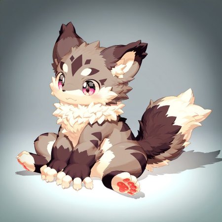 score_9, score_8_up, score_7_up, zPDXL3, ((((sdgs6by zuppu11)))), 1boy, furry, kemono, cute, solo, full body