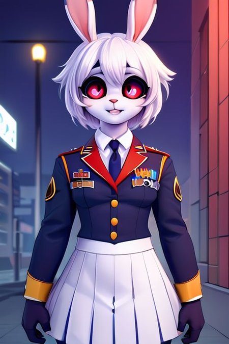 bunnyboy, solo, teen, cute, highly detailed, fluffy, big eyes, beautiful, soft, ultra high quality octane render, good hands, best hands, lop ears, ears flat, uniform,  yandere, shaded face, empty eyes,