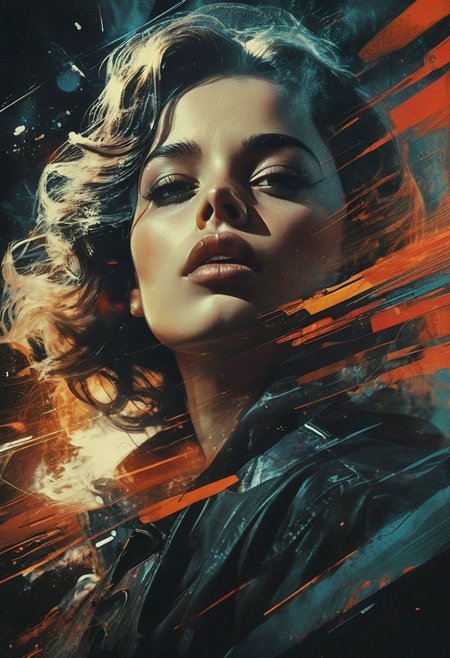 (dark mood masterpiece Photography by Mario Giacomelli:1.2), NSFW, Busty Vintage Spaceage by Ed Mell and Russ Mills,  (luminar , vivacious , masterful:1.4), poster art, bold lines, hyper detailed, expressive,  award winning,  (scenery:1.4), (intricate details, masterpiece, best quality:1.4),
ring light , looking at viewer, dynamic pose, wide angle view,
<lora:add-detail-xl:1>
atmospheric haze, Film grain, cinematic film still, highly detailed, high budget, cinemascope, moody, epic, OverallDetail, gorgeous, 2000s vintage RAW photo, photorealistic, candid camera, color graded cinematic, eye catchlights, atmospheric lighting, skin pores, imperfections, natural, shallow dof,